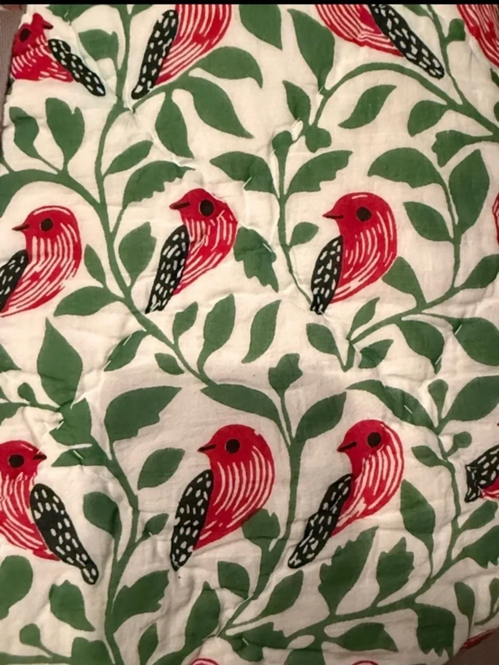 New Anthropologie Iluka 100% Cotton Gauze Floral Quilt Size Queen
